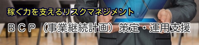 BCP(事業継続計画)策定・運用支援